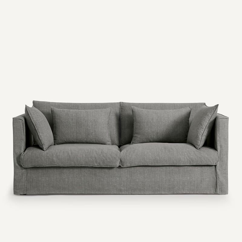Am.pm 3- Oder 4-sitzer-sofa, Baumwolle/leinen, Camille