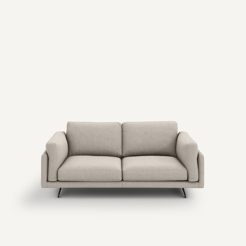 Am.pm Sofa 2p Texturierter Stoff Viskose Leinen, César