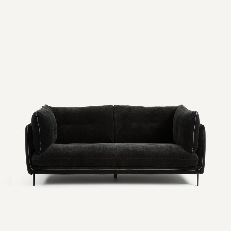 Am.pm Kompaktes Sofa Aus Chenille-samt, Botero