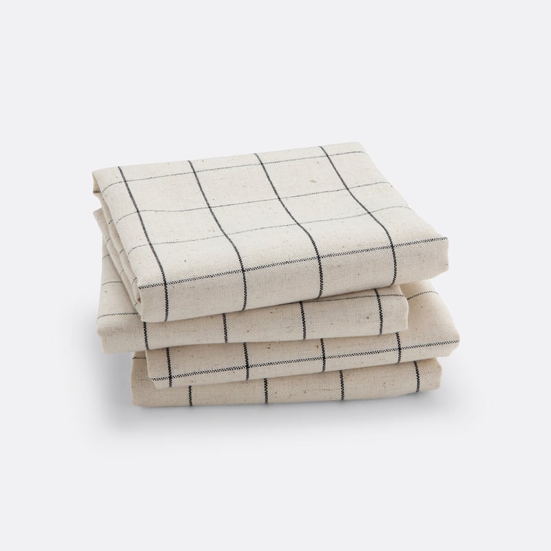 La Redoute Interieurs 4er-pack Stoffservietten Tissala, Baumwolle/leinen