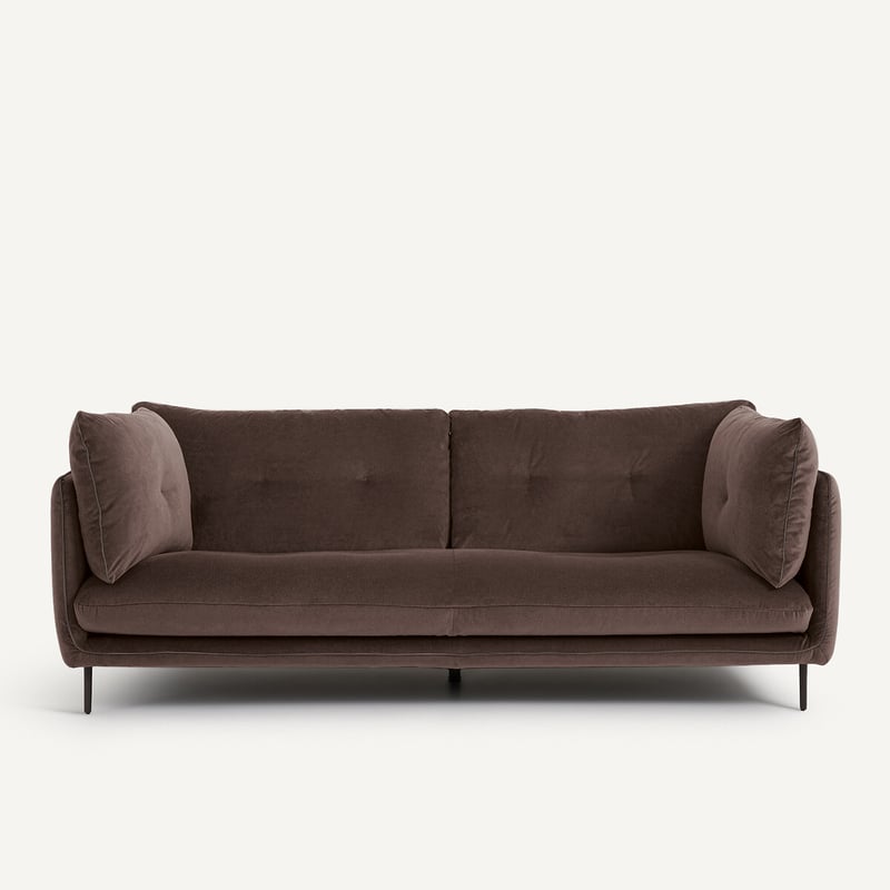 Am.pm Sofa Aus Leinenvelours, Botero