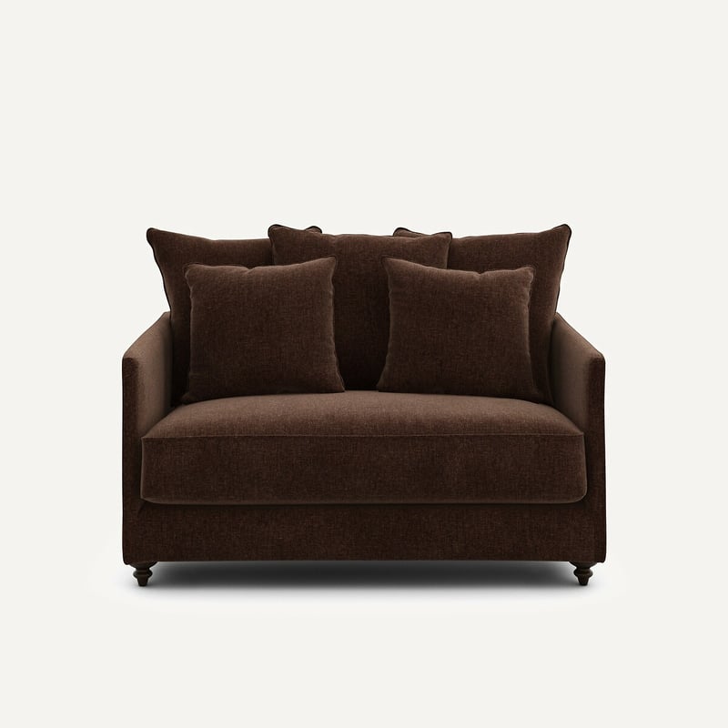 Am.pm 2p-sofa, Umwandelbar, Chenille-samt, Lazare