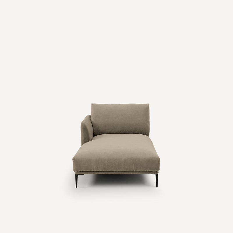 Emmanuel Gallina X Am.pm Chaiselongue Aus Stonewashed Velours, Oscar, Design Emmanuel Gallina