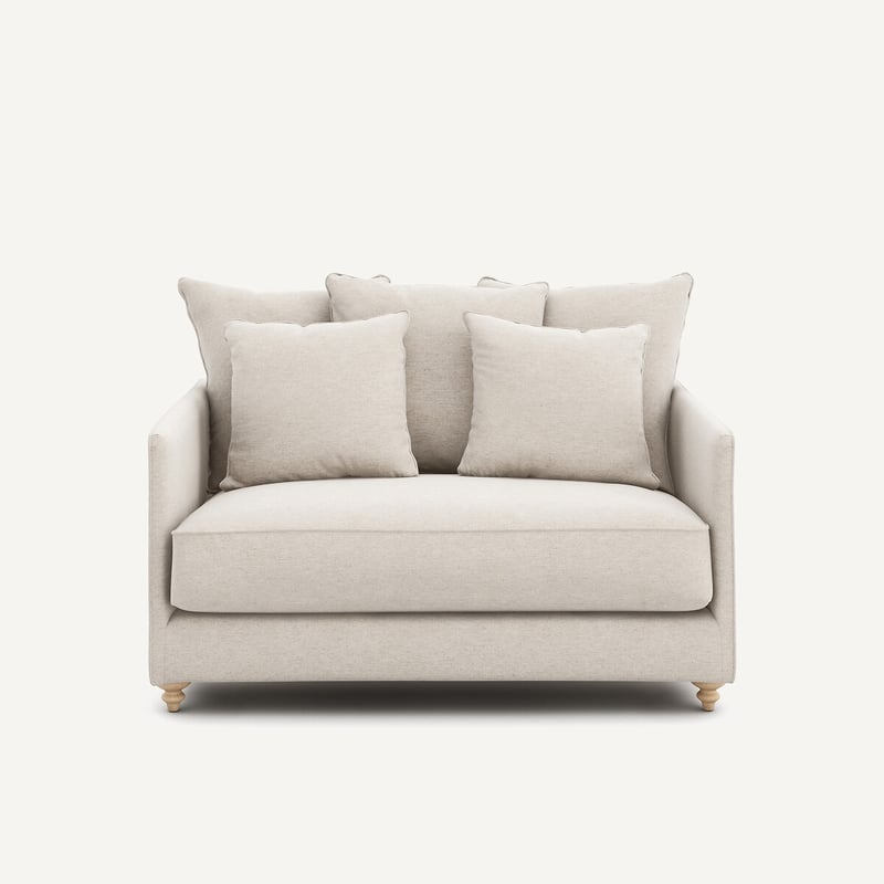 Am.pm 2-sitzer-sofa, Umwandelbar, Aus Meliertem Leinen, Lazare