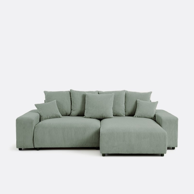 Umkehrbares Ecksofa Mit Bettkasten, Cord, Lomi