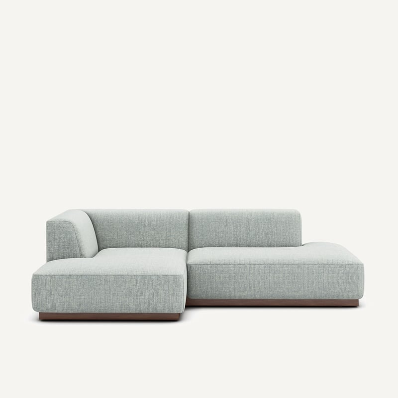 Am.pm Ecksofa Jacopo Mit Ecke Links, Jaspé-stoff