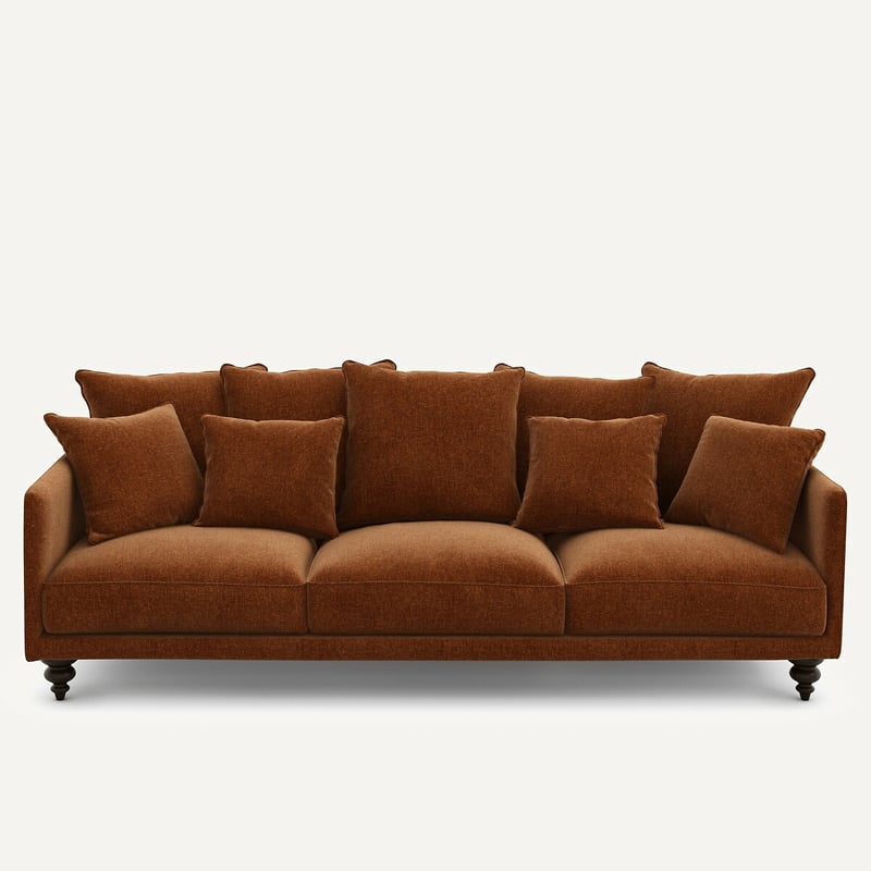 Am.pm Sofa Aus Chenille-velours, Lazare