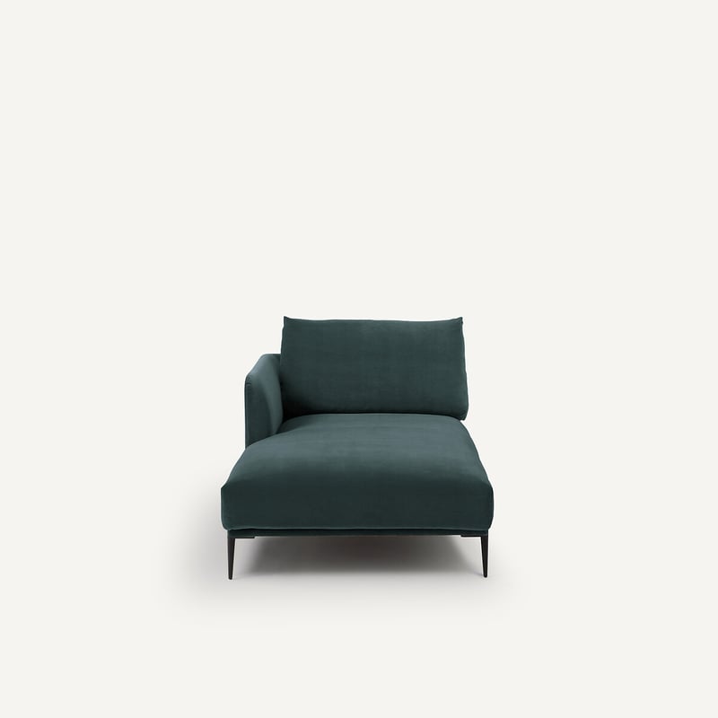 Emmanuel Gallina X Am.pm Chaiselongue Aus Samt, Oscar, Design Emmanuel Gallina