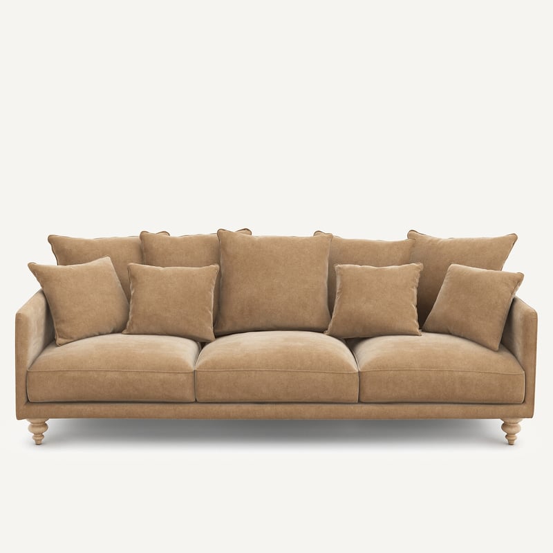 Am.pm Sofa Lazare, Samt Stonewashed