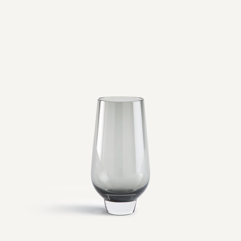 Am.pm Set Aus 6 Saftgläsern, Mundgeblasenes Rauchglas, Maneva