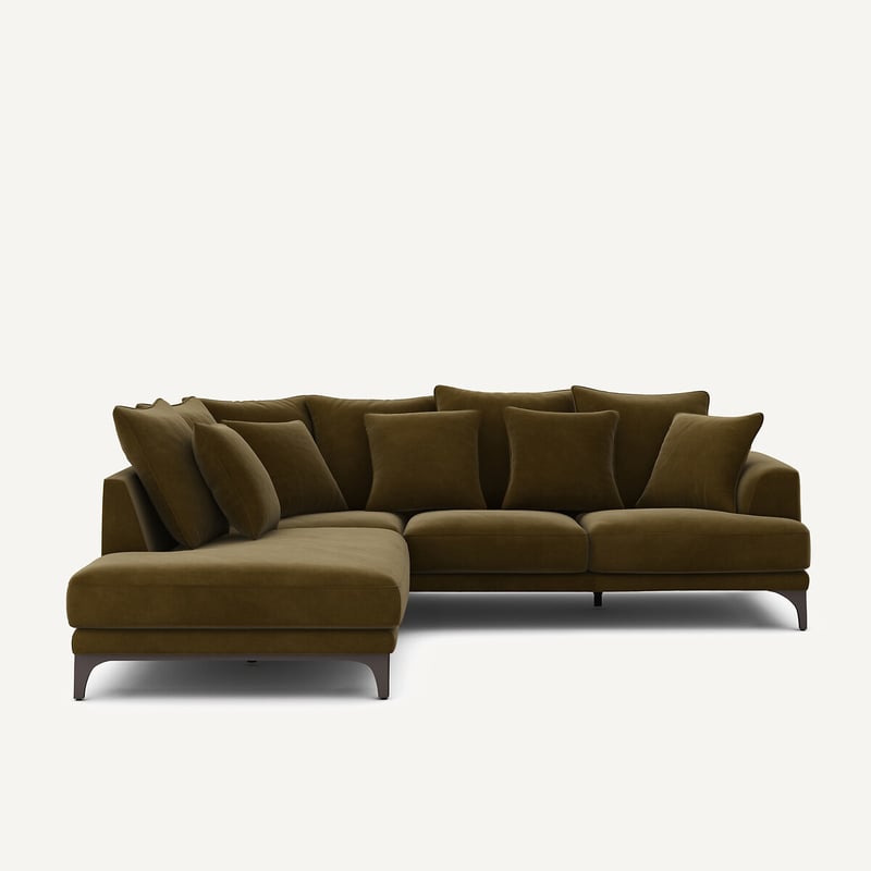 Am.pm Ecksofa Aus Samt, Armento