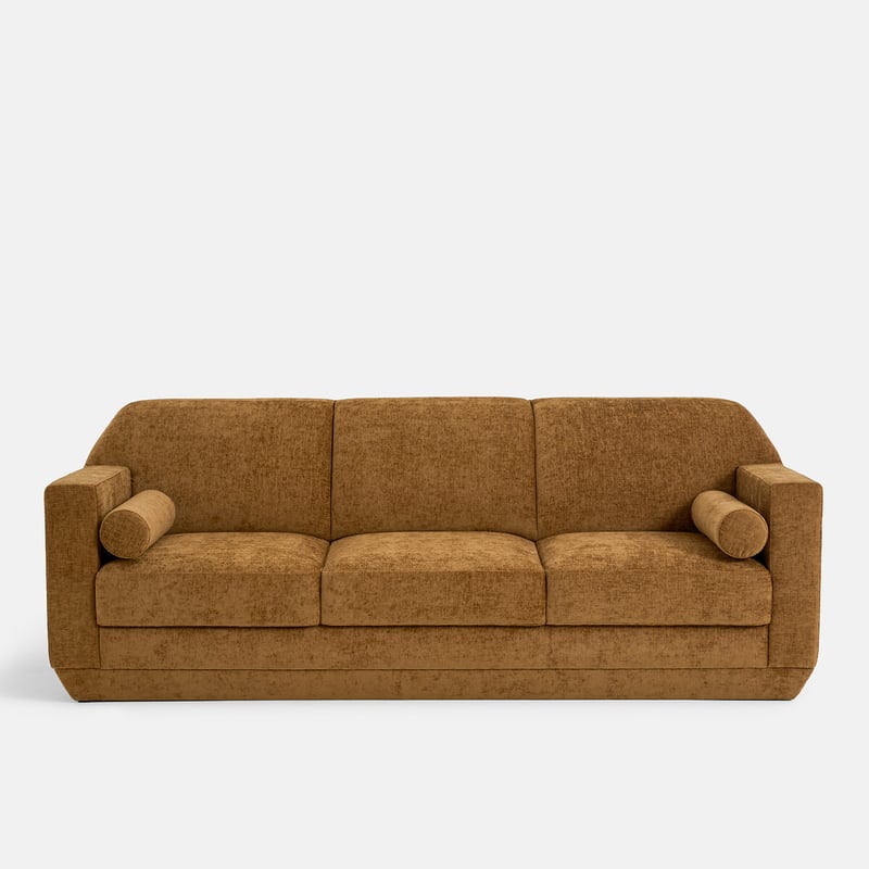 3-sitzer-sofa, Aus Geflammter Chenille, Angie