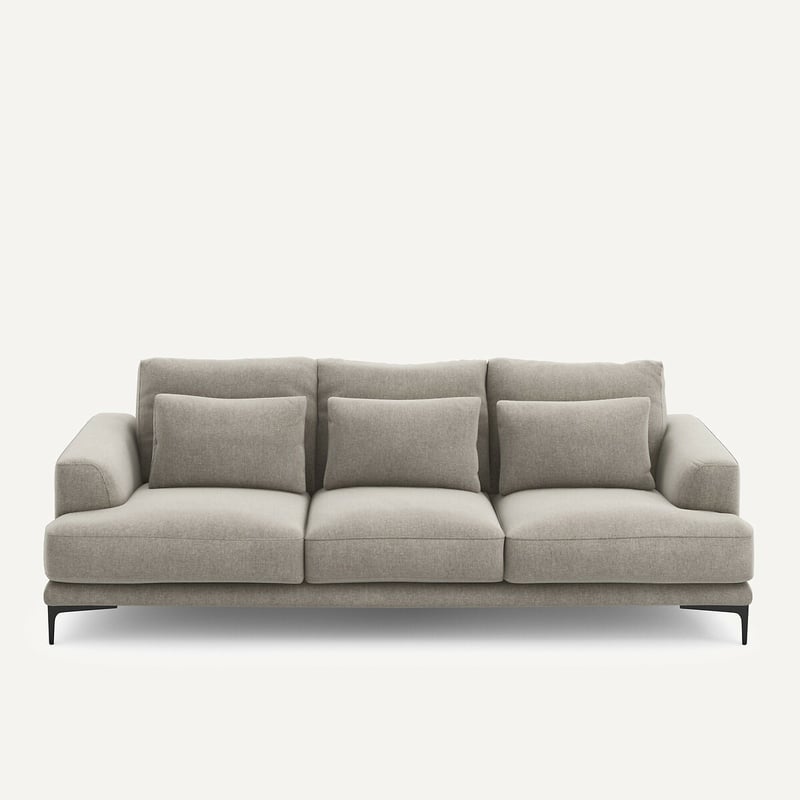 Am.pm 4-sitzer-sofa Aus Chenille-velours, Marsile