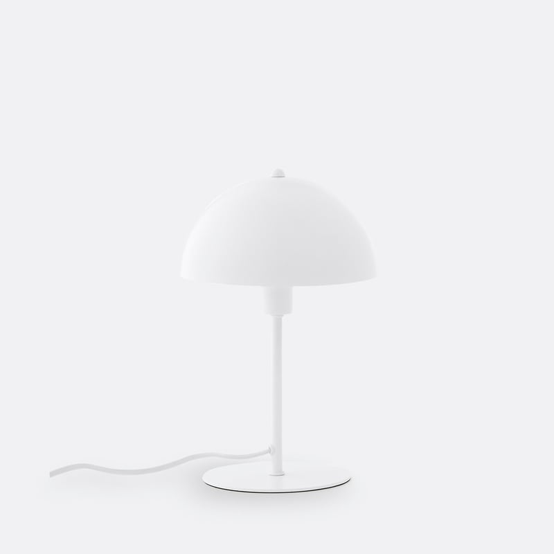 Tischlampe, Pilzform Aus Eisenmetall, Capi