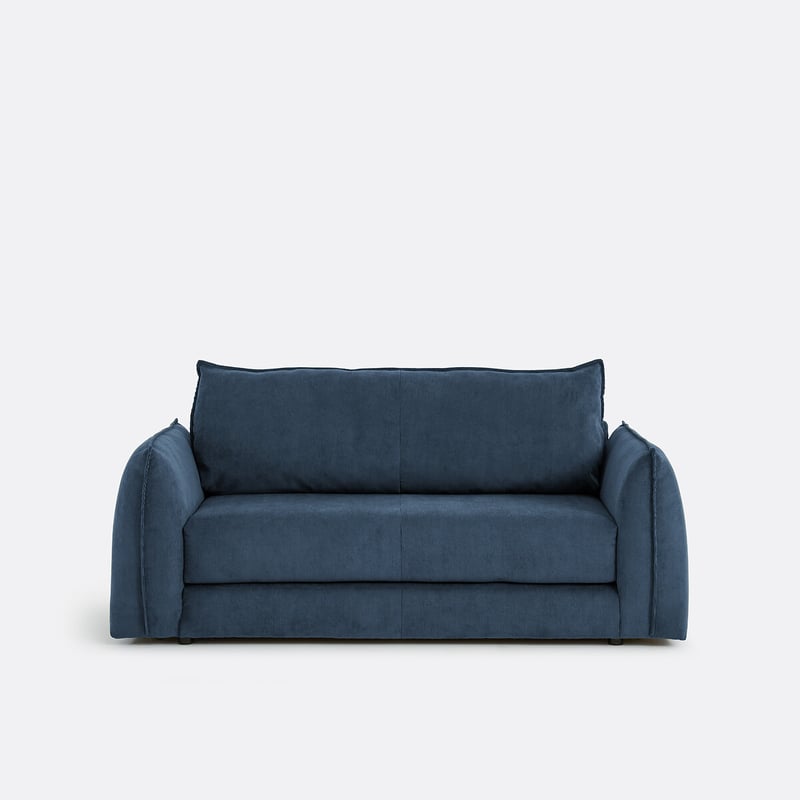 Schlafsofa, 2-sitzer, Aus Feinrippsamt, Tiki