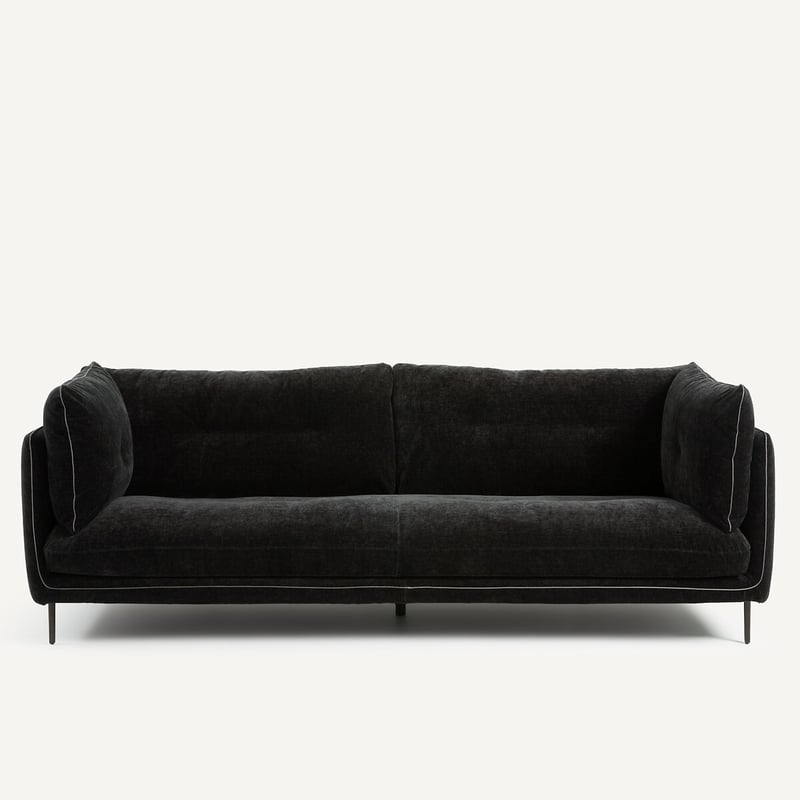 Am.pm Sofa Botero Aus Chenille-velours