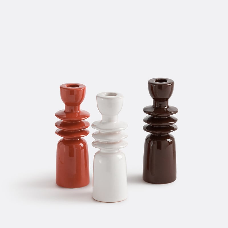 La Redoute Interieurs Kerzenständer Greta Aus Keramik, H. 18 Cm