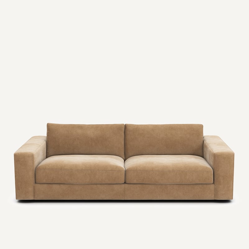 Am.pm Sofa Aus Stonewashed Velours, Skander