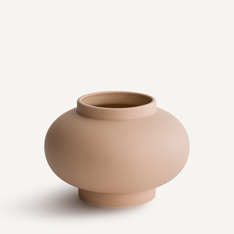 Am.pm Runde Vase Aus Matter Keramik, Leccia
