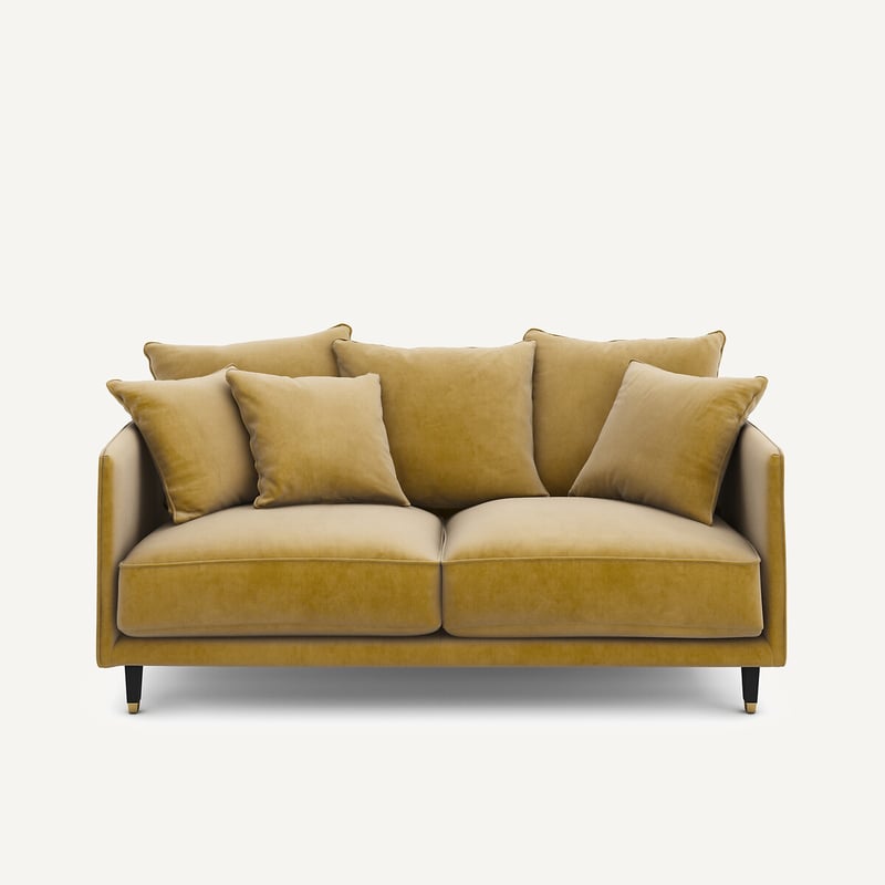 Am.pm Sofa 3p Compact Velours, Lazare