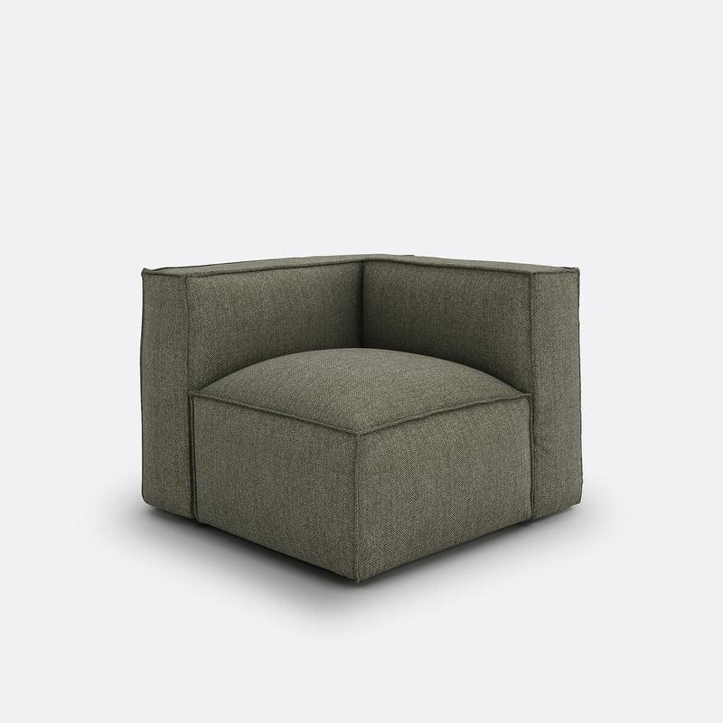 Eckelement Seven Für Modulares Sofa, Aus Strukturgewebe
