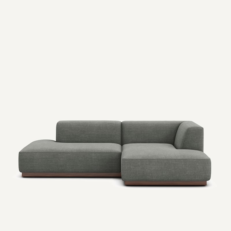 Am.pm Ecksofa, Gerade, Aus Baumwolle Und Leinen, Jacopo