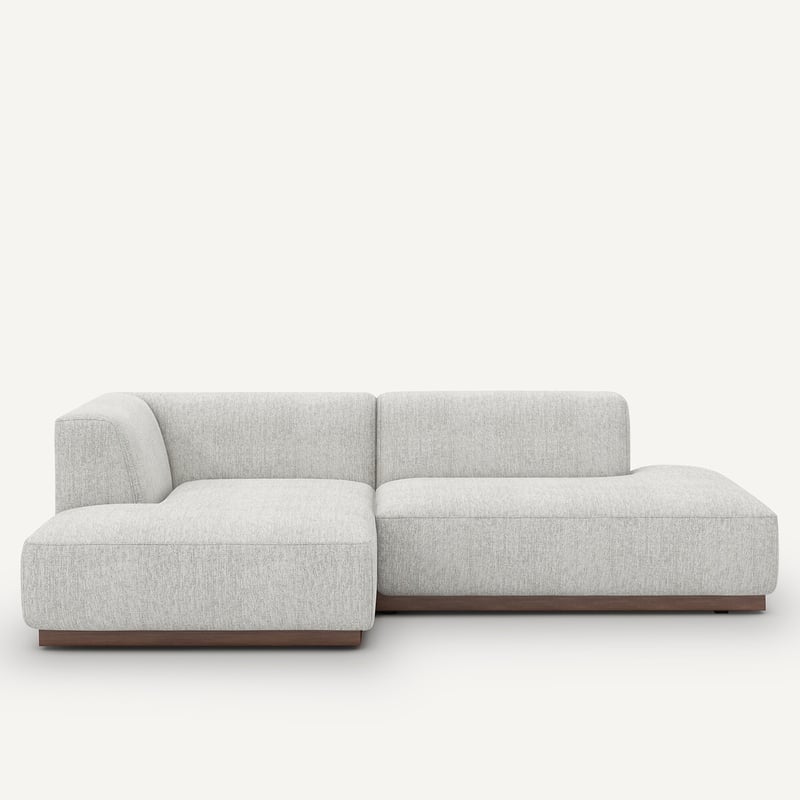 Am.pm Ecksofa Jacopo Mit Ecke Links, Jaspé-stoff