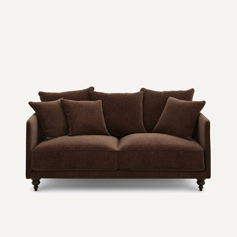 Am.pm Kompaktes Sofa Aus Chenille-samt, Lazare