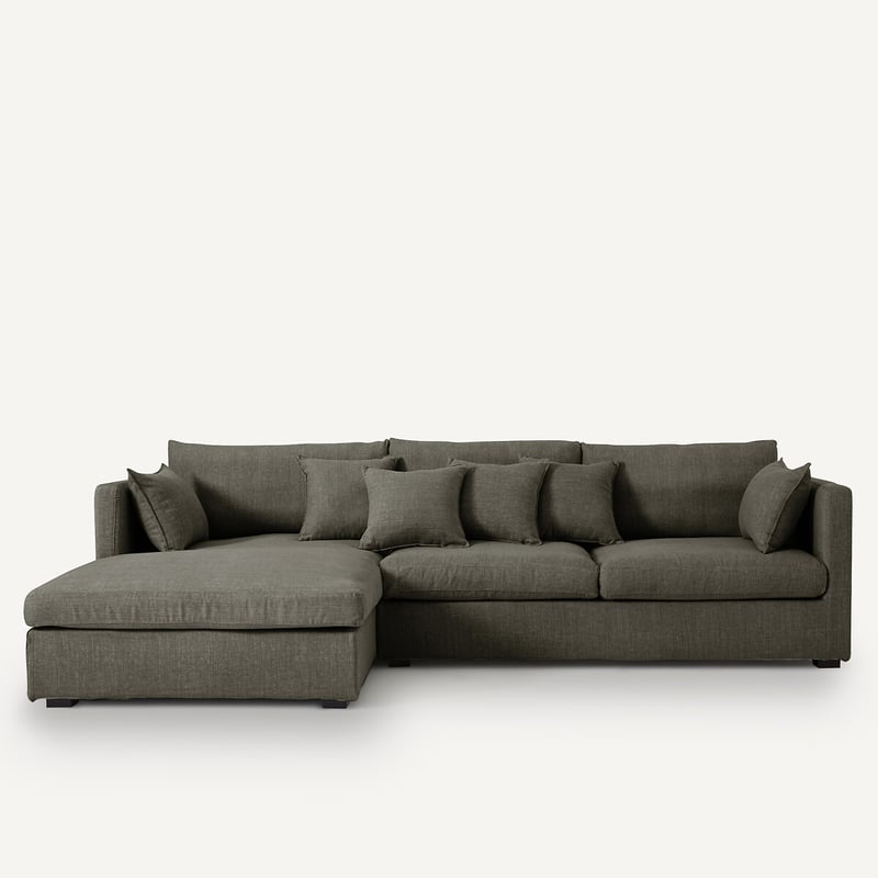 Am.pm Ecksofa, Aus Baumwolle Und Leinen, Néo Kinkajou