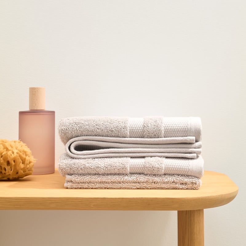 La Redoute Interieurs Set Mit 4 Gästehandtüchern Aus Ägyptischer Baumwolle 600g/m2, Kheops