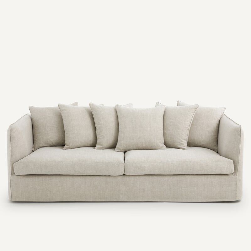 Am.pm 3-, 4- Oder 5-sitzer-sofa, Aus Baumwolle Und Leinen, Néo Chiquito