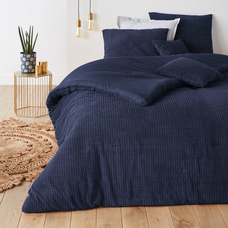 La Redoute Interieurs Gesteppte Tagesdecke Fluffy Mit Reliefmuster