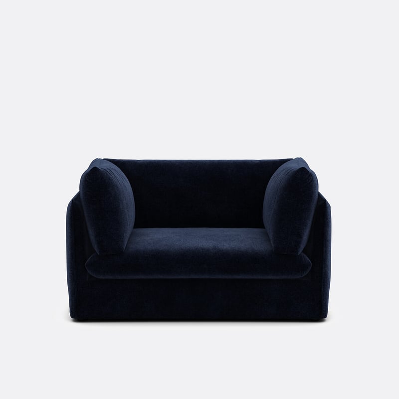 Xl-sesselelement Für Modulares Sofa Malo, Aus Meliertem Stoff