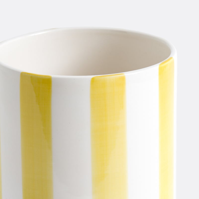 La Redoute Interieurs Vase Jaoma, Keramik Mit Streifenmuster, H. 25 Cm