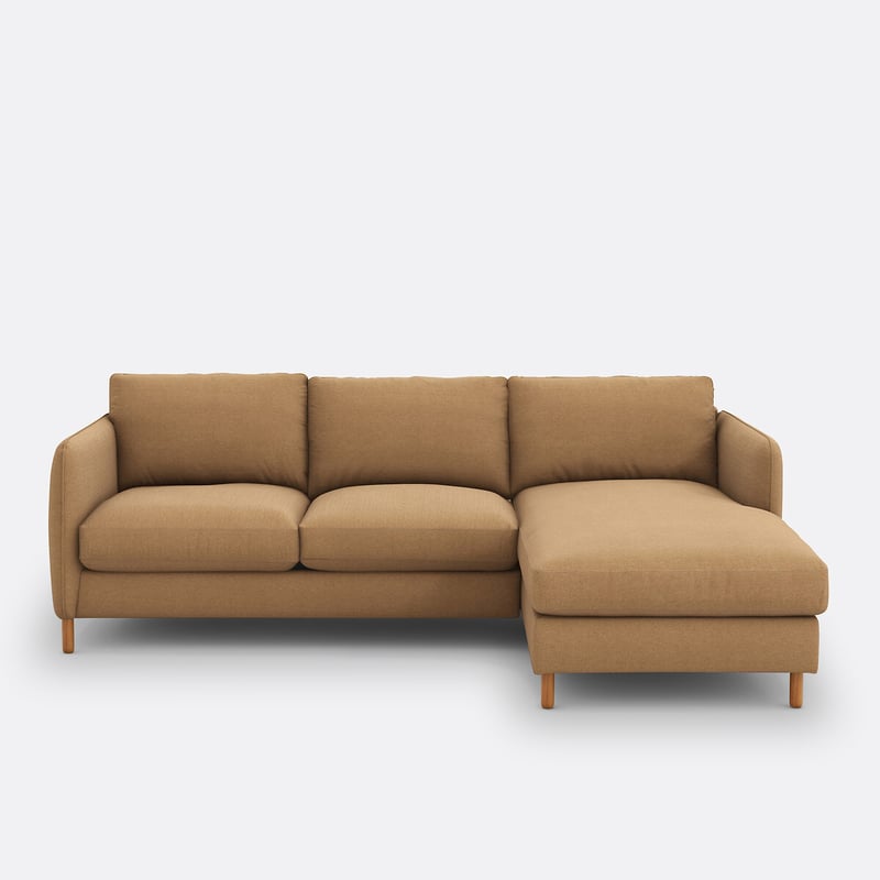 Ecksofa Loméo, Rechtwinklig, Mit Schlaffunktion, 4-sitzer, Aus Polyester