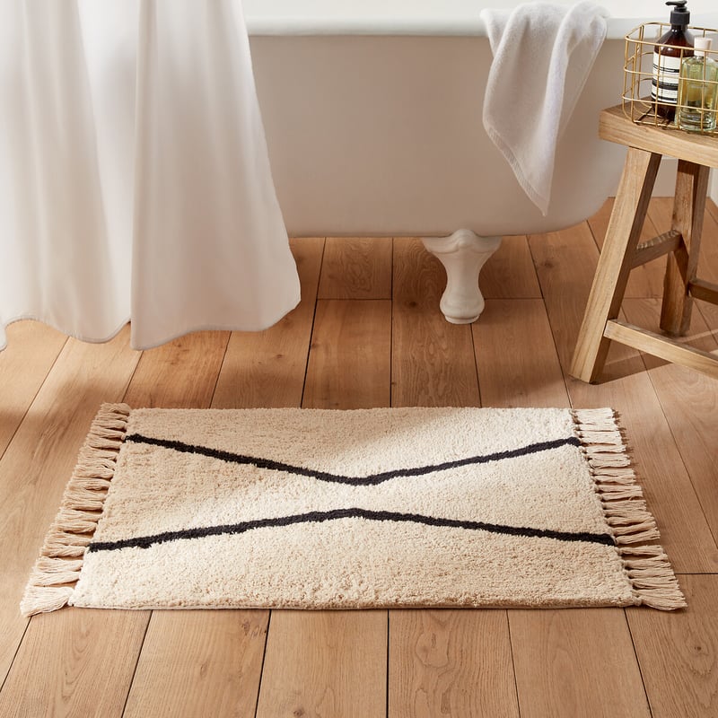 La Redoute Interieurs Getufteter Badezimmerteppich Negara, 1600 G/m²