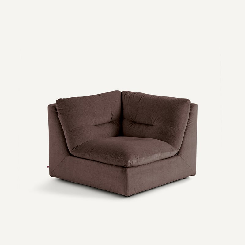 Am.pm Modularer 90°-winkel Aus Leinenvelours, Giuliano
