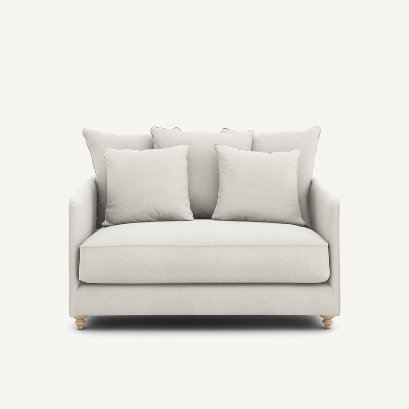 Am.pm Umbaubares 2-sitzer-sofa Aus Leinenvelours, Lazare