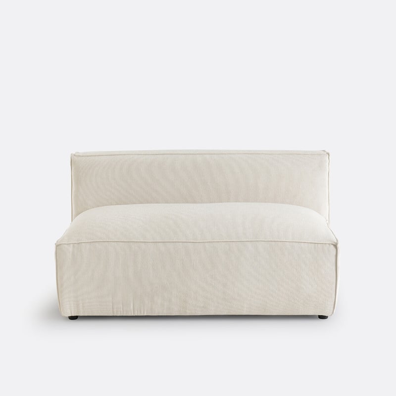 Sitzelement Seven Für Modulares Sofa, 2-sitzig, Aus Cordsamt