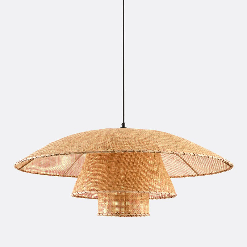 Hängeleuchte Lola, Rattan, Ø 80 Cm