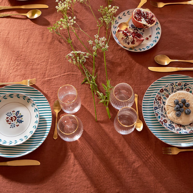 La Redoute Interieurs Tischdecke Victorine, Gewaschenes Leinen