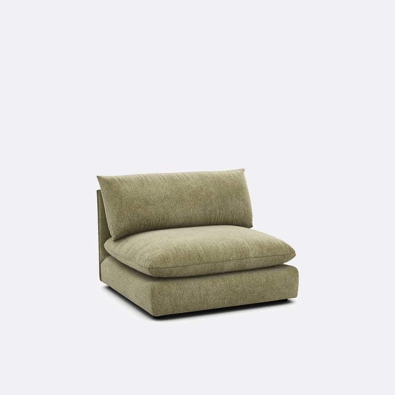 Sessel-element Malo Für Modulares Sofa, Aus Meliertem Polyester
