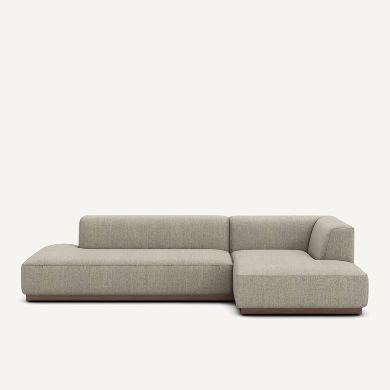 Am.pm Gerades Ecksofa Xl In Tweed, Jacopo