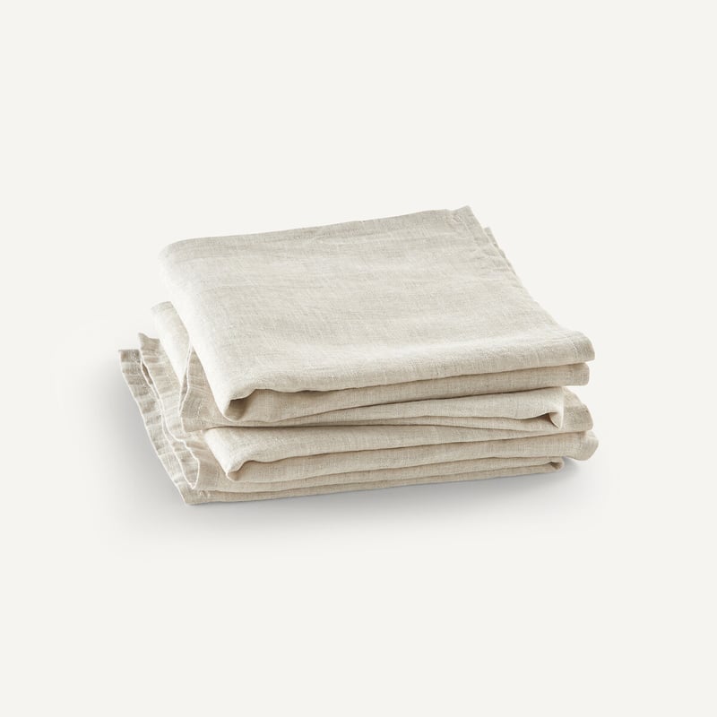 Am.pm 4er-pack Servietten Linette Aus Leinen