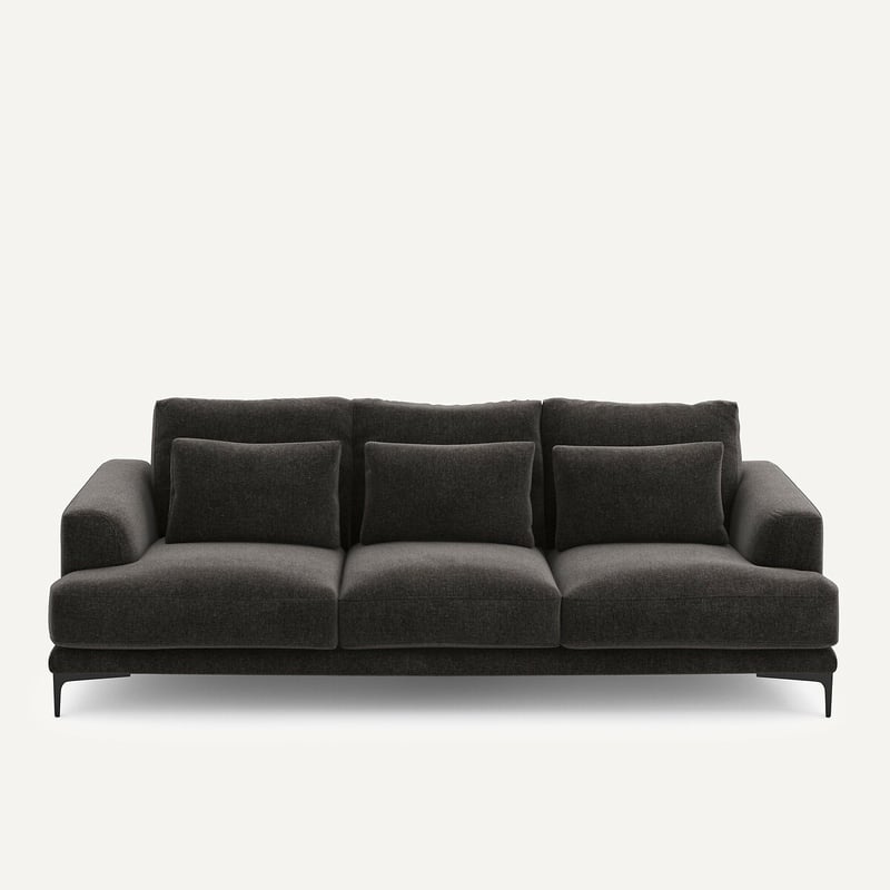 Am.pm 4-sitzer-sofa Aus Chenille-velours, Marsile