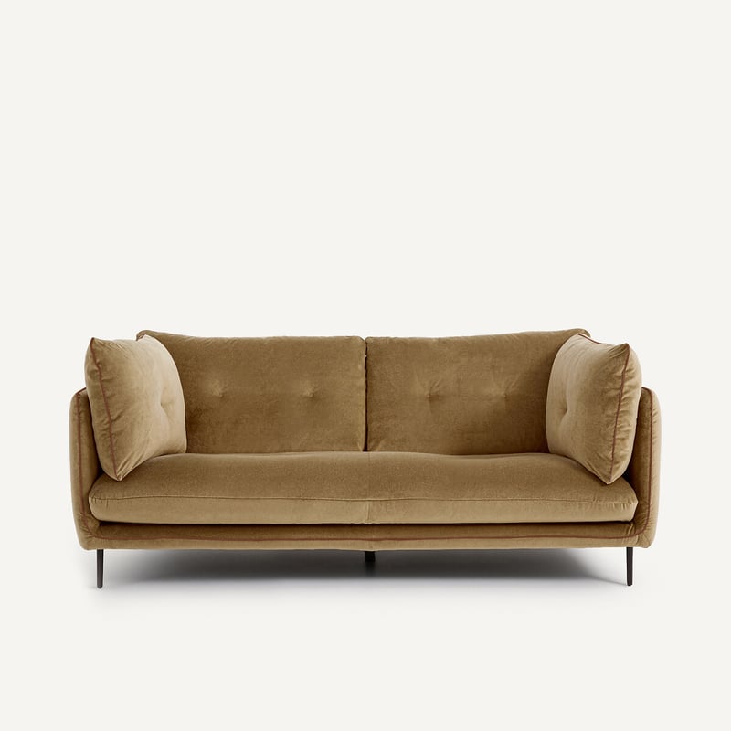 Am.pm Kompaktes Sofa Aus Leinenvelours, Botero
