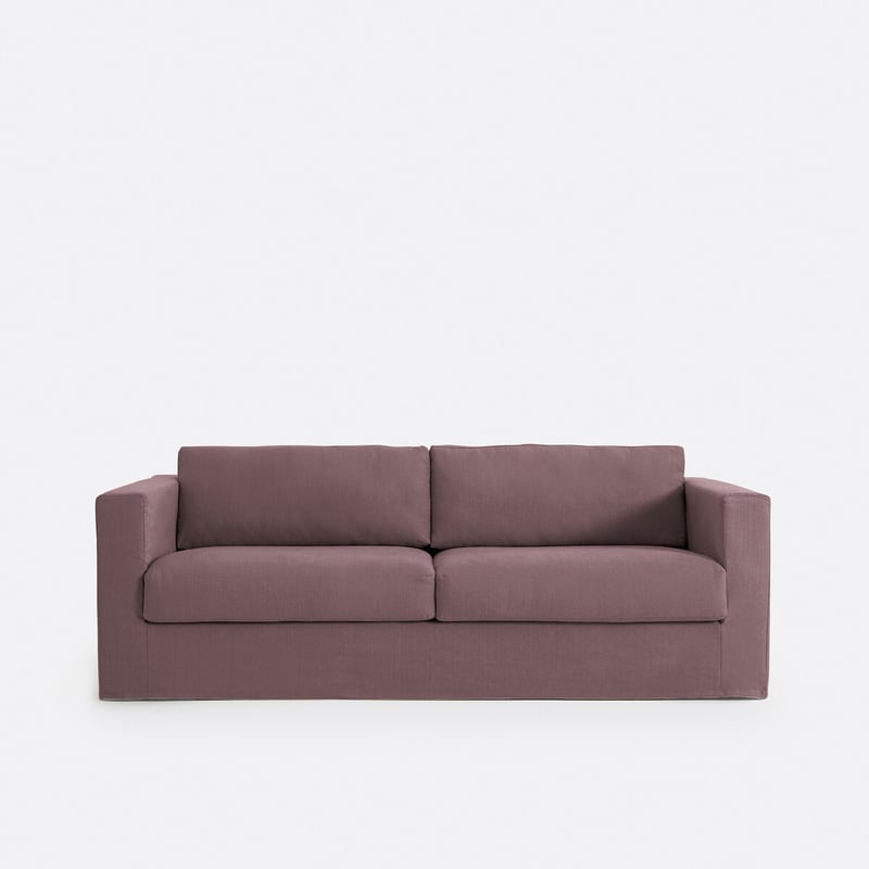 Sofa Mit Abnehmbarem Bezug 3-, 4-sitzig Baumwolle Und Leinen, Noni