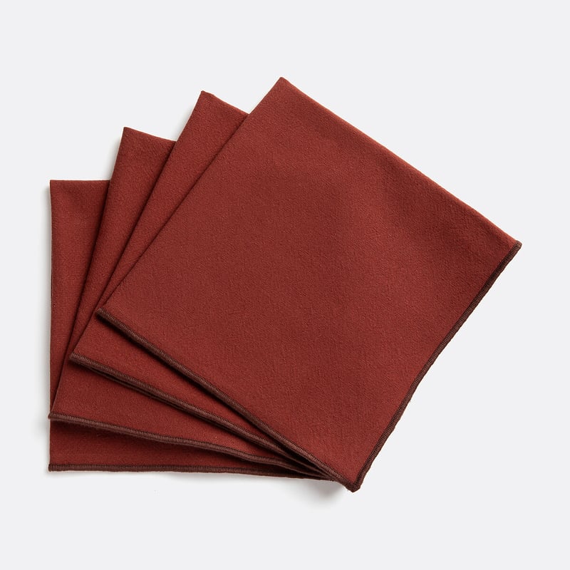 La Redoute Interieurs 4er-pack Servietten Tampa, Vorgewaschene Baumwolle