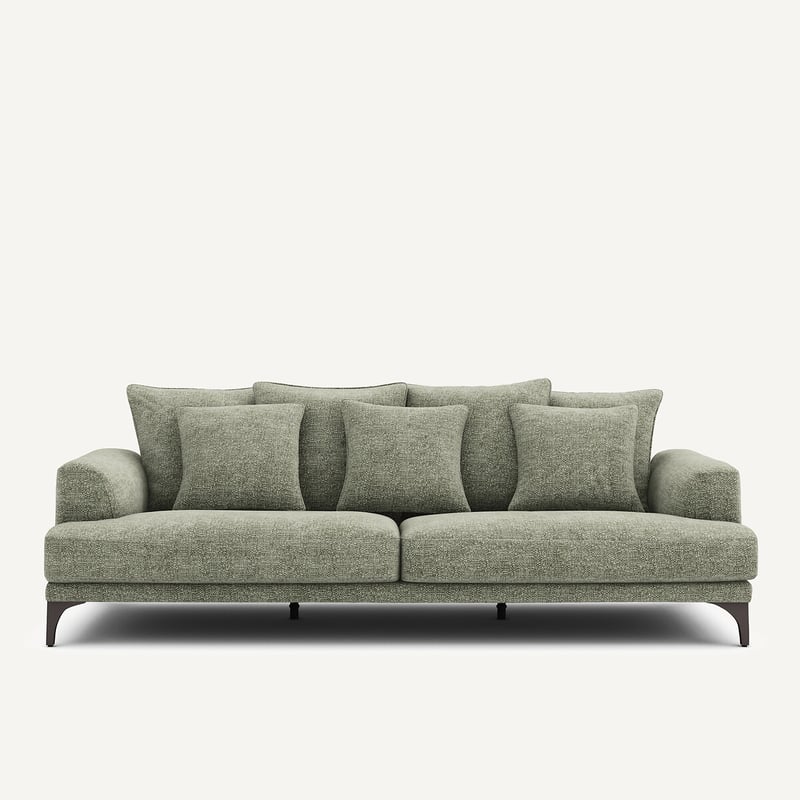 Am.pm Sofa Aus Baumwolle, Webgemustert, Armento