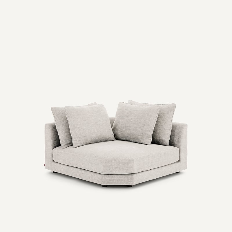 Am.pm Modulares Ecksofa Aus Baumwolle Und Leinen, Tiberio